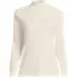 Women's Plus Size Relaxed Cotton Long Sleeve Mock Turtleneck, Front