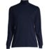 Women's Petite Relaxed Cotton Long Sleeve Mock Turtleneck, Front