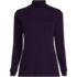 Women's Relaxed Cotton Long Sleeve Mock Turtleneck, Front