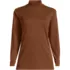 Women's Relaxed Cotton Long Sleeve Mock Turtleneck, Front