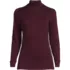 Women's Relaxed Cotton Long Sleeve Mock Turtleneck, Front