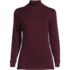 Women's Plus Size Relaxed Cotton Long Sleeve Mock Turtleneck, Front