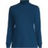 Women's Relaxed Cotton Long Sleeve Mock Turtleneck, Front
