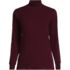 Women's Relaxed Cotton Long Sleeve Mock Turtleneck, Front
