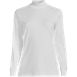 School Uniform Women's Relaxed Cotton Long Sleeve Mock Turtleneck, Front