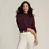 Women's Relaxed Cotton Long Sleeve Mock Turtleneck, alternative image