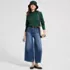 Women's Relaxed Cotton Long Sleeve Mock Turtleneck, alternative image