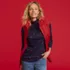 Women's Petite Relaxed Cotton Long Sleeve Mock Turtleneck, alternative image