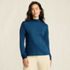 Women's Relaxed Cotton Long Sleeve Mock Turtleneck, Front