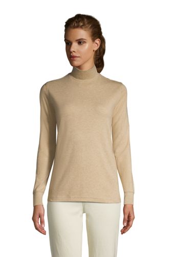 mock turtleneck long sleeve women's