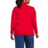 Women's Plus Size Relaxed Cotton Long Sleeve Mock Turtleneck, Back