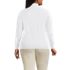 School Uniform Women's Plus Size Relaxed Cotton Long Sleeve Mock Turtleneck, Back