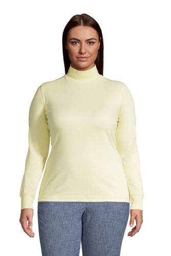 women's plus size mock neck tops