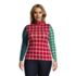 Women's Plus Size Lightweight Fitted Long Sleeve Turtleneck , Front