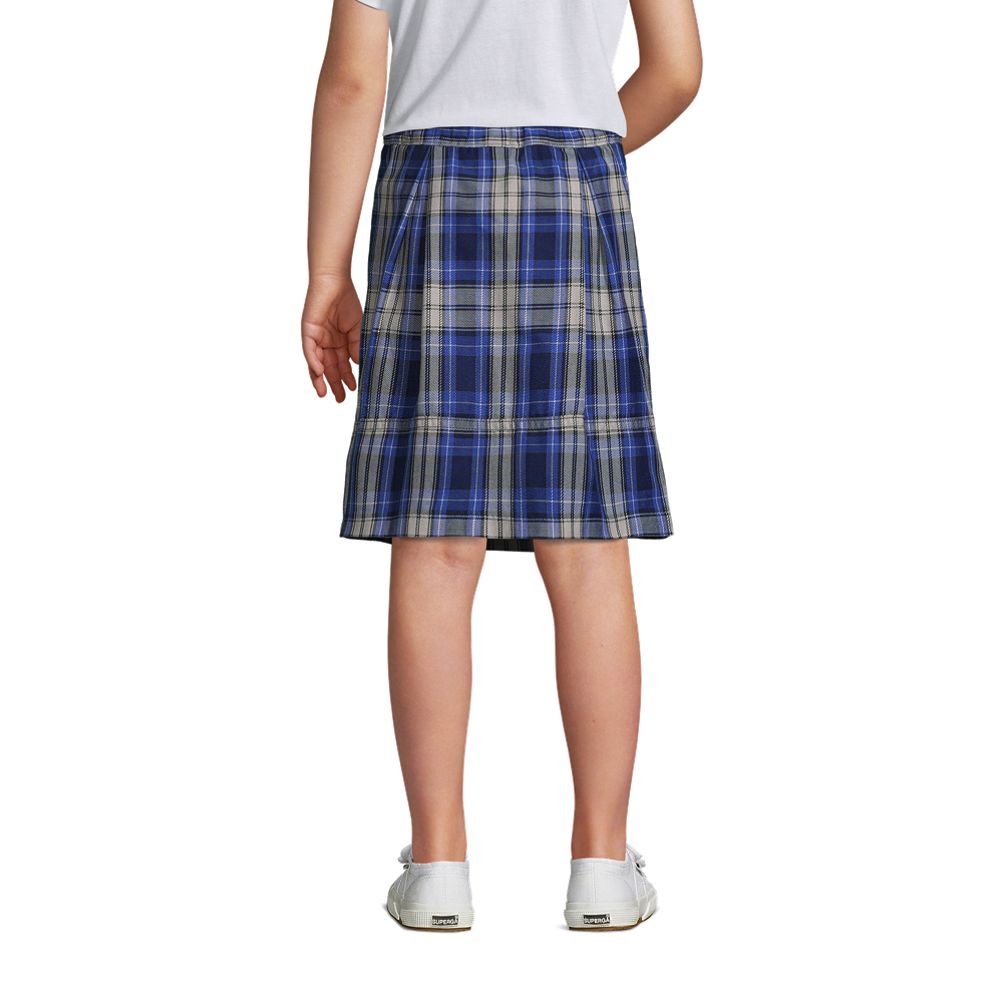 School Uniform Girls Plaid Top of Knee Pleat Skort | Lands' End