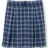 Girls Plaid Top of Knee Pleat Skort, Back