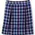 Little Girls Plaid Top of Knee Pleat Skort, Front