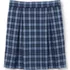 Girls Plaid Top of Knee Pleat Skort, Front