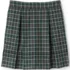 Little Girls Plaid Top of Knee Pleat Skort, Front