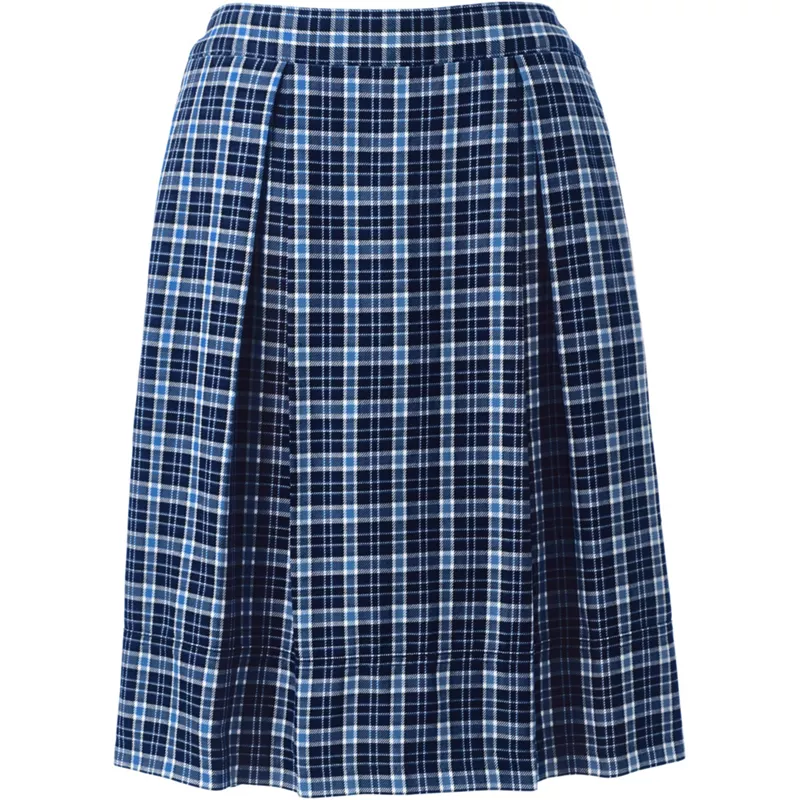 Women's Plaid Skort Top of Knee, Front