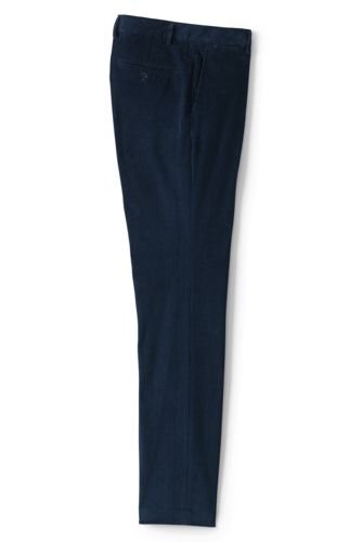 28％OFF＜ランズエンド＞メンズ・トレーニョ1900・テーラード・パンツ／ストレート／プレーン/S/グレー