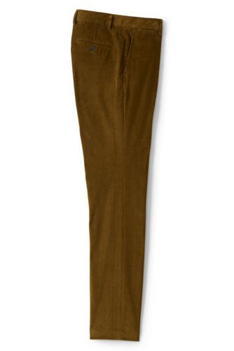 28％OFF＜ランズエンド＞メンズ・トレーニョ1900・テーラード・パンツ／ストレート／プレーン/S/グレー