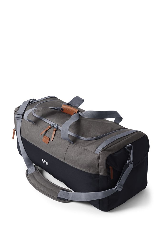Image of Large Everyday Travel Duffle Bag - Lands' End - Gray