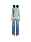 Le T-Shirt Supima® Ras-de-Cou Manches Longues, Femme Stature Standard