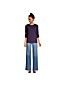 Le T-Shirt Supima® Ras-de-Cou Manches Longues, Femme Stature Standard image number 3