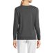 Women's Petite Relaxed Supima Cotton Long Sleeve Crew Neck T-Shirt, Back