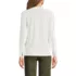 Petite Supima Cotton Long Sleeve Crewneck T-Shirt, Back