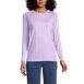 Women's Relaxed Supima Cotton Long Sleeve Crew Neck T-Shirt, Front