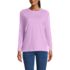 Women's Relaxed Supima Cotton Long Sleeve Crew Neck T-Shirt, Front