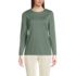 Women's Relaxed Supima Cotton Long Sleeve Crew Neck T-Shirt, Front