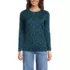 Petite Supima Cotton Long Sleeve Crewneck T-Shirt, Front