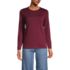 Women's Relaxed Supima Cotton Long Sleeve Crew Neck T-Shirt, Front