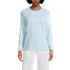 Women's Relaxed Supima Cotton Long Sleeve Crew Neck T-Shirt, Front