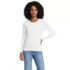 Supima Cotton Long Sleeve Crewneck T-Shirt, Front