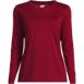 Women's Relaxed Supima Cotton Long Sleeve Crew Neck T-Shirt, Front