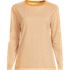 Women's Petite Supima Cotton Relaxed Long Sleeve Crew Neck T-Shirt, Front