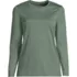 Supima Cotton Long Sleeve Crewneck T-Shirt, Front
