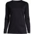 Women's Plus Size Relaxed Supima Cotton Long Sleeve Crew Neck T-Shirt, Front