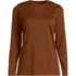 Supima Cotton Long Sleeve Crewneck T-Shirt, Front