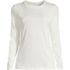 Women's Plus Size Relaxed Supima Cotton Long Sleeve Crew Neck T-Shirt, Front