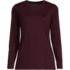 Plus Size Supima Cotton Long Sleeve Crewneck T-Shirt, Front