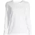 Petite Supima Cotton Long Sleeve Crewneck T-Shirt, Front