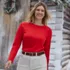 Supima Cotton Long Sleeve Crewneck T-Shirt, alternative image