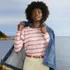 Supima Cotton Long Sleeve Crewneck T-Shirt, alternative image