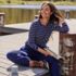 Women's Relaxed Supima Cotton Long Sleeve Crew Neck T-Shirt, alternative image