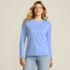Petite Supima Cotton Long Sleeve Crewneck T-Shirt, Front